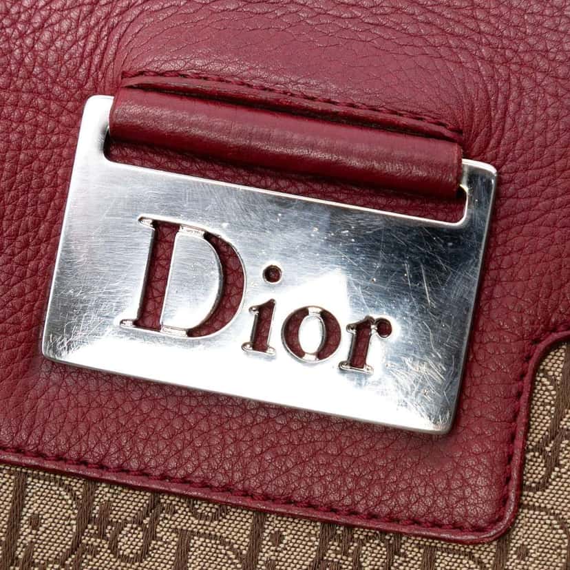 Dior Diorissimo Trotter Canvas Street Chic Crossbody Brown Canvas Very good condition - Box View