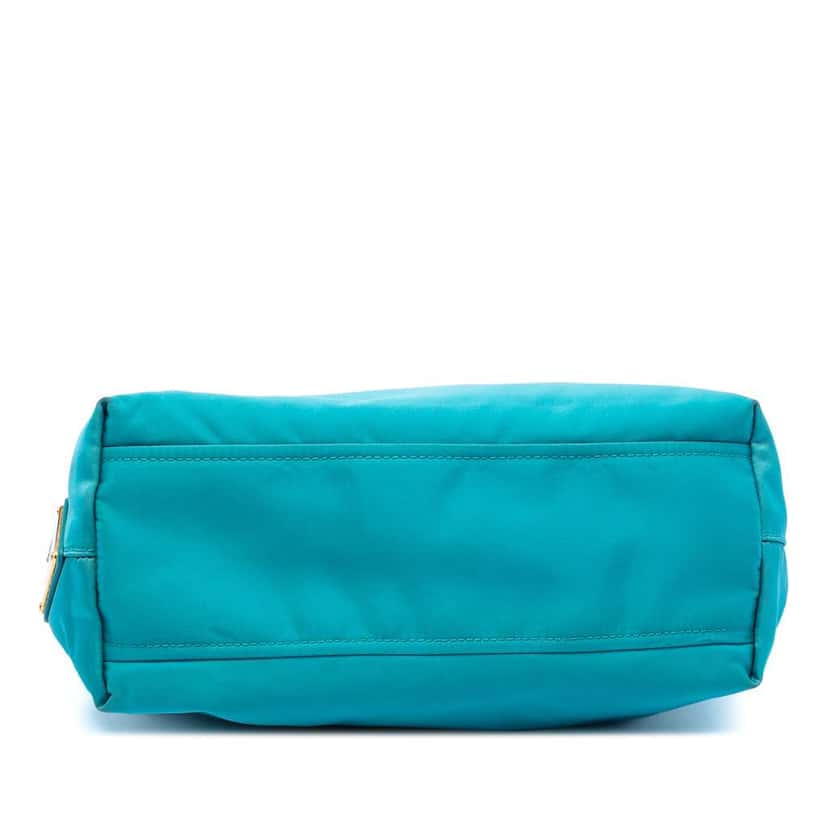 Prada Tessuto Canapa Logo Bow Satchel Blue Very good condition - Inside View