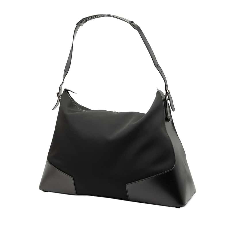 Gucci Nylon Shoulder Bag Black Very good condition - Back View