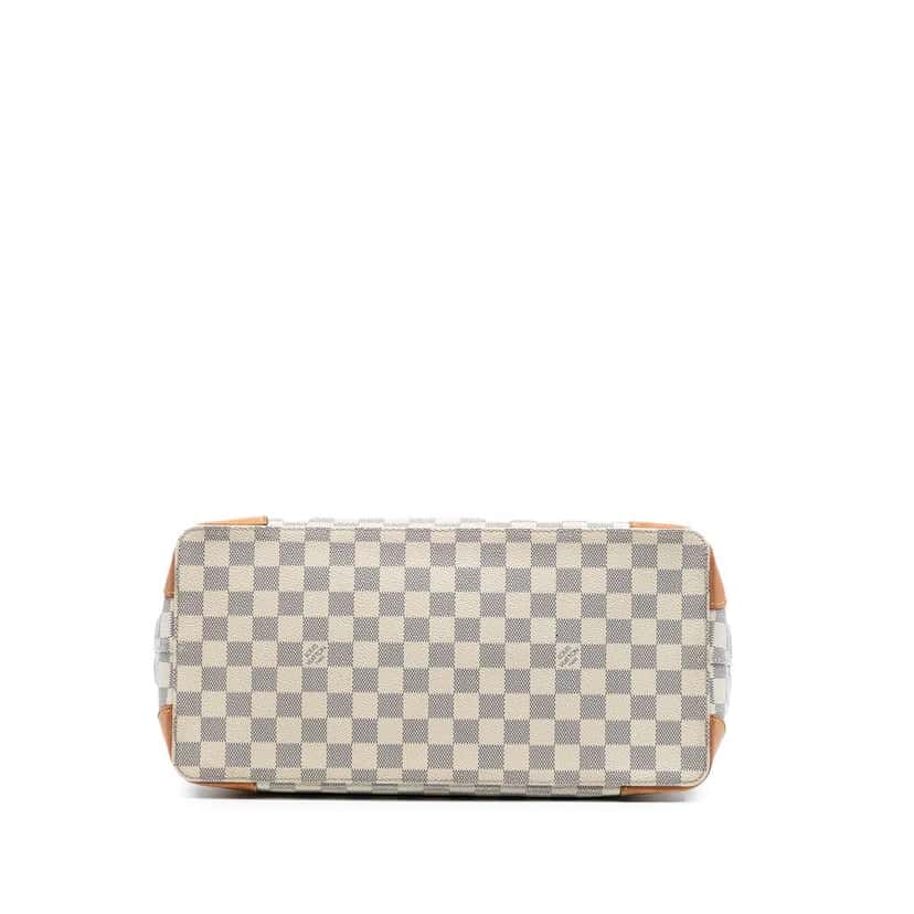 Louis Vuitton Damier Azur Hampstead MM White Good condition - Inside View