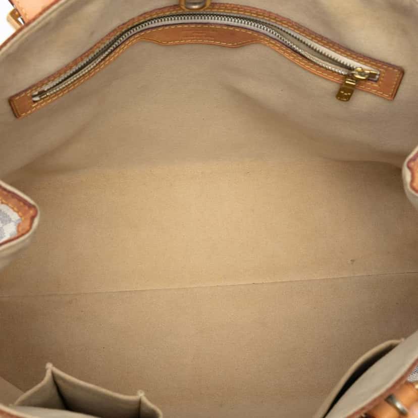 Louis Vuitton Damier Azur Hampstead MM White Good condition - Model View