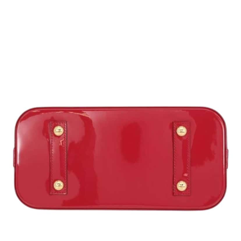 Louis Vuitton Monogram Vernis Alma PM Red Leather Good condition - Inside View