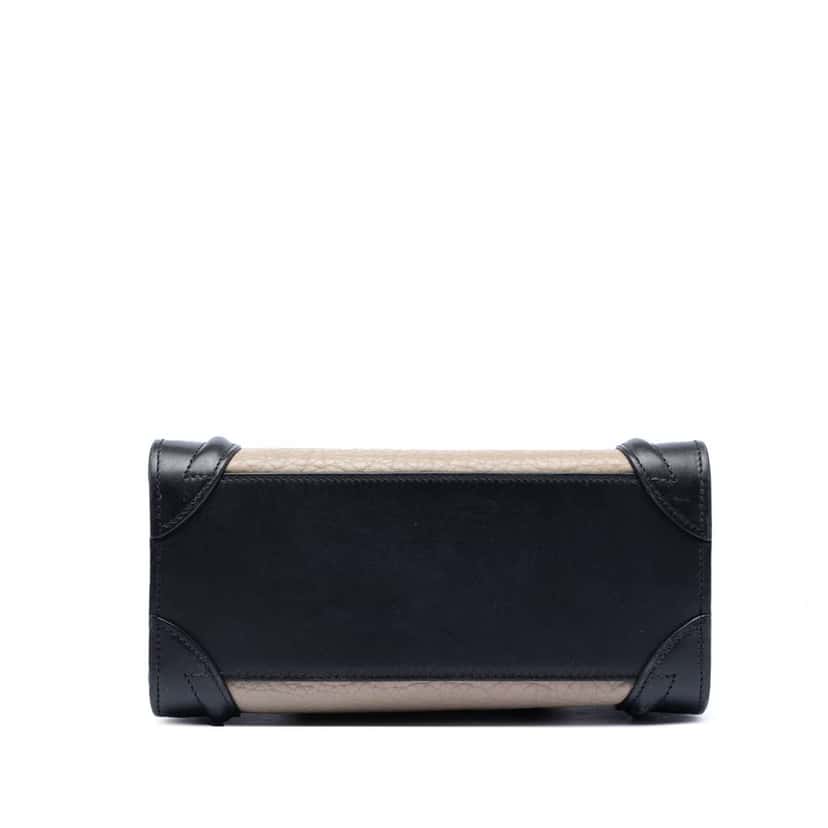 Celine Nano Tricolor Leather Luggage Tote Brown Leather Very good condition - Inside View