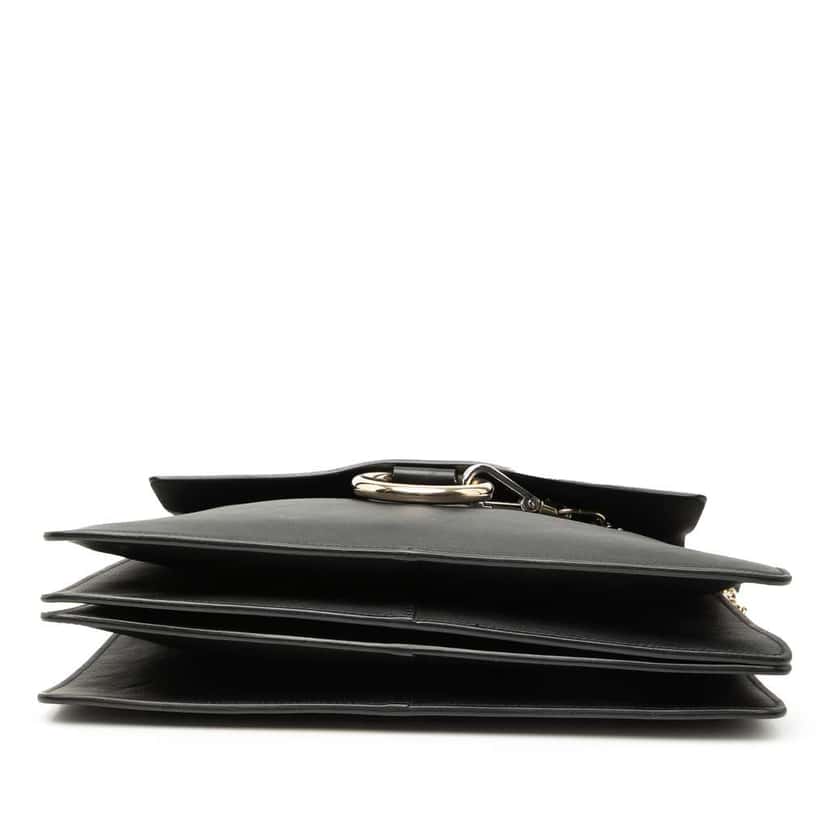 Chloé Medium Leather Faye Shoulder Bag Black Leather Good condition - Inside View