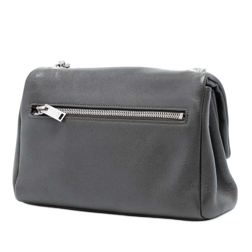 Saint Laurent Medium Grain De Poudre West Hollywood Crossbody Black Leather Very good condition - Back View