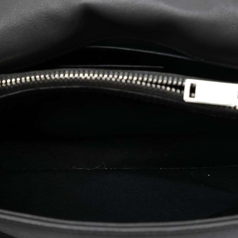 Saint Laurent Medium Grain De Poudre West Hollywood Crossbody Black Leather Very good condition - Model View