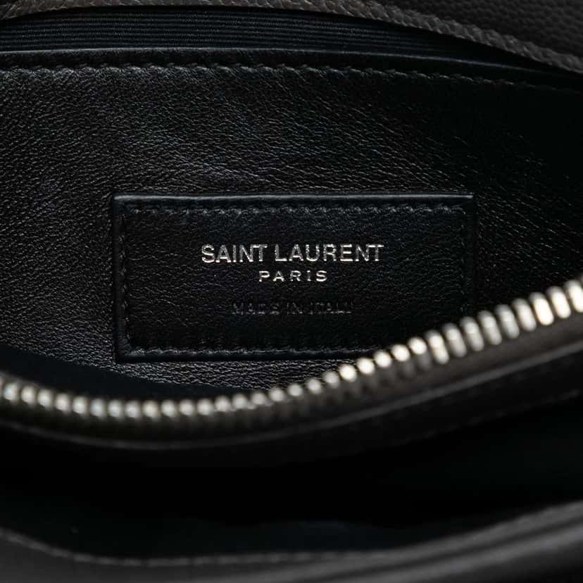 Saint Laurent Medium Grain De Poudre West Hollywood Crossbody Black Leather Very good condition - Box View