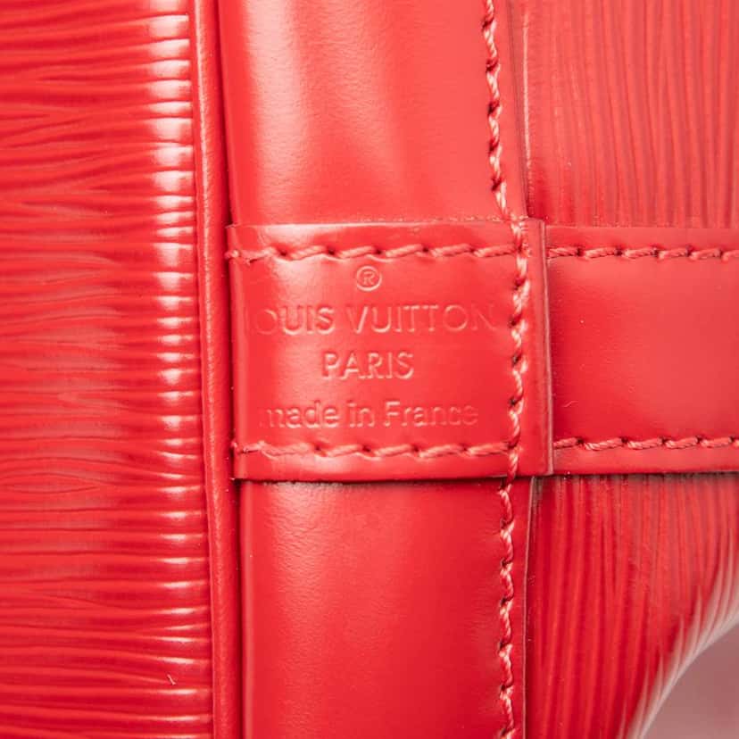 Louis Vuitton Epi Petit Noe Red Leather Very good condition - Box View