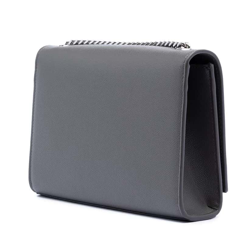 Saint Laurent Small Grain de Poudre Monogram Kate Tassel Crossbody Black Leather Very good condition - Back View