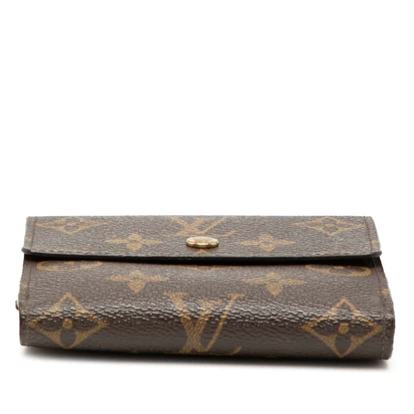 Louis Vuitton Monogram Portefuille Elise Trifold Wallet Brown Very good condition - Inside View