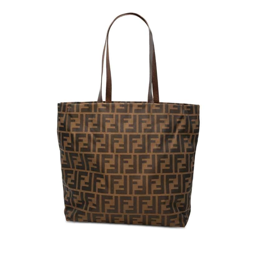 Fendi Zucca Canvas Tote Brown Canvas Very good condition - Front View