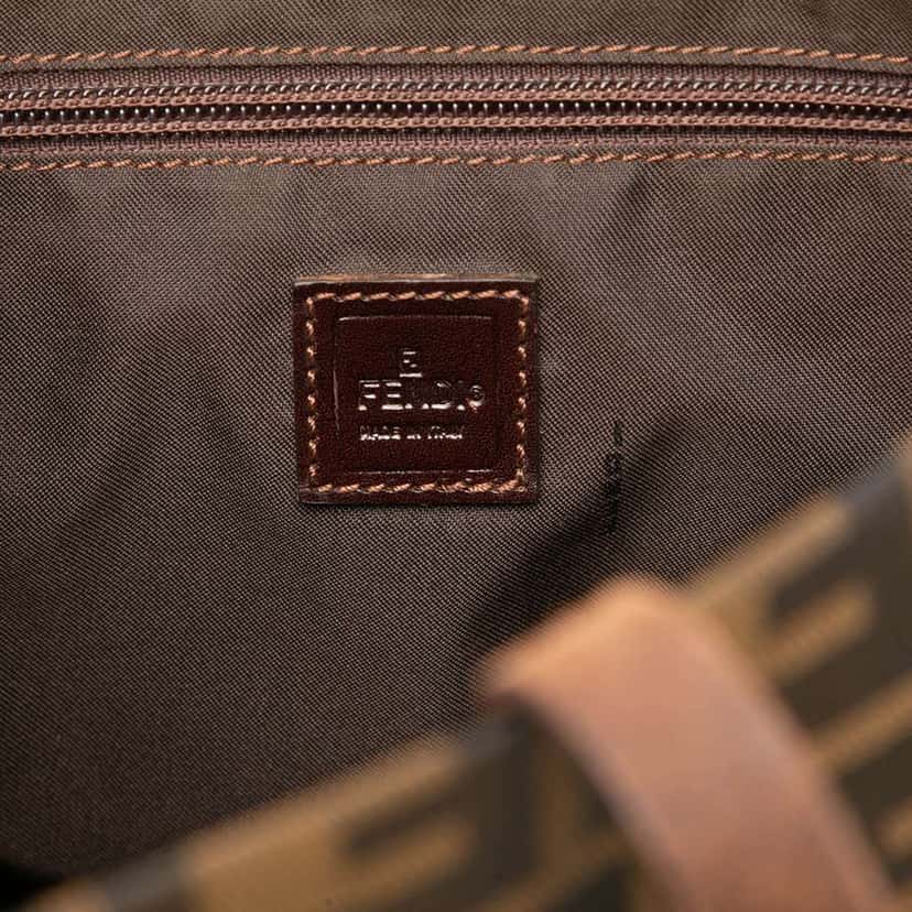 Fendi Zucca Canvas Tote Brown Canvas Very good condition - Box View