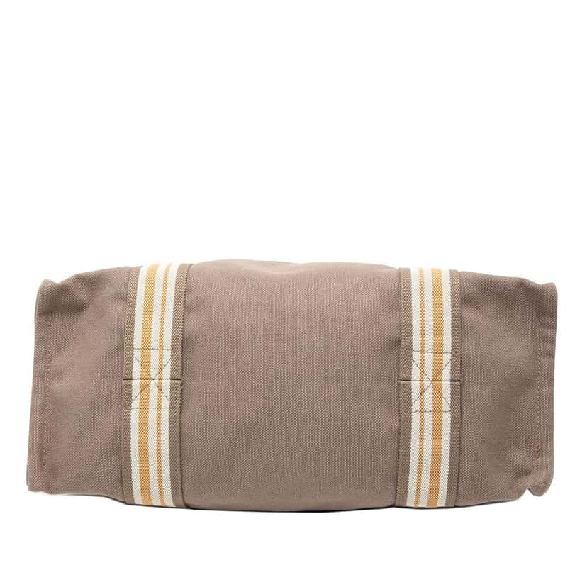 Hermès Canvas Sac De Plage Brown Canvas Very good condition - Inside View
