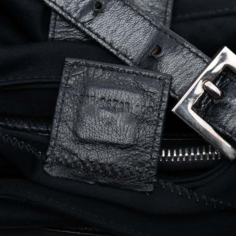 Fendi Nylon Shoulder Bag Black Very good condition - Box View