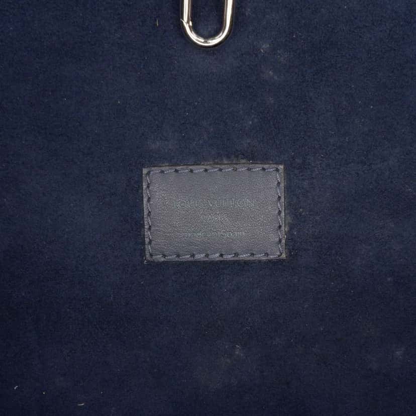 Louis Vuitton Epi Neverfull MM Blue Leather Very good condition - Box View