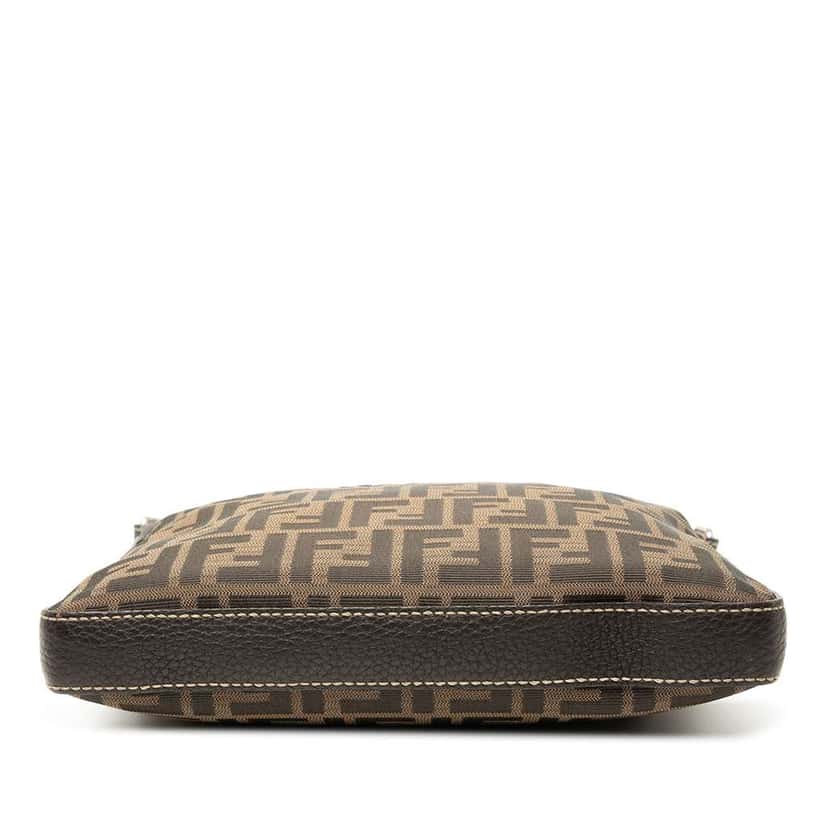 Fendi Zucca Canvas Selleria Crossbody Brown Canvas Very good condition - Inside View