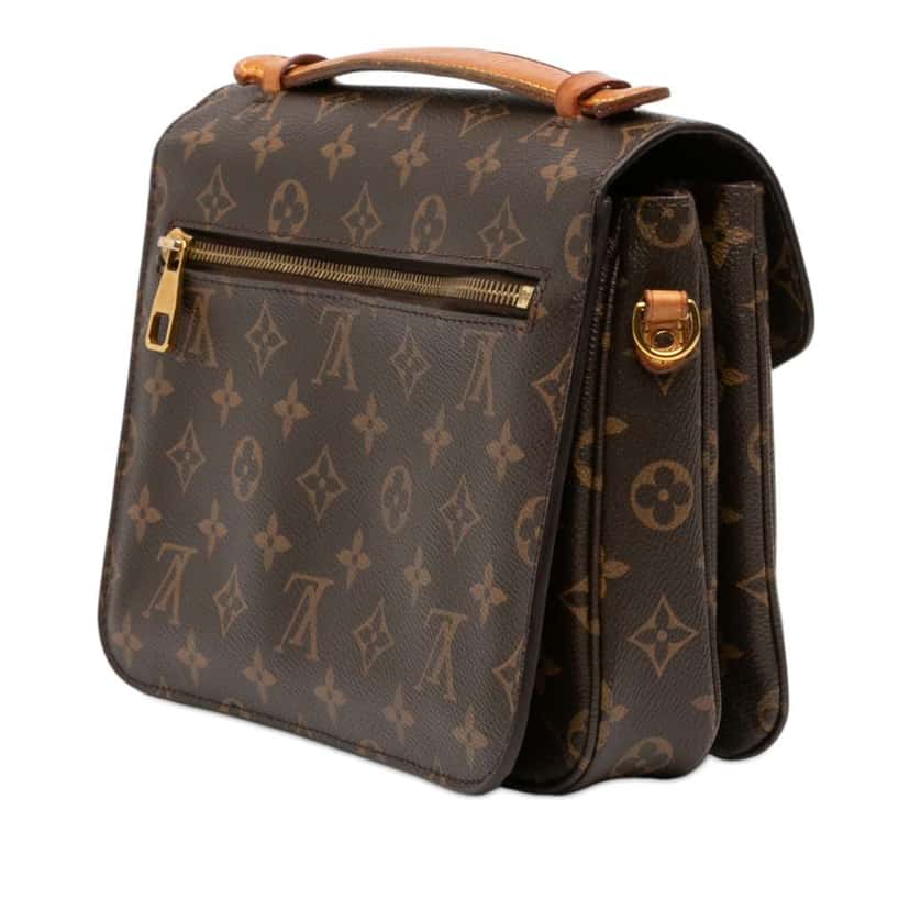 Louis Vuitton Monogram Pochette Metis Brown Very good condition - Back View
