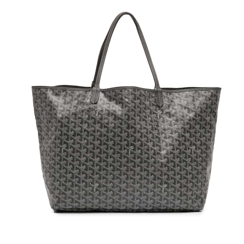 Goyard Goyardine Saint Louis GM Grey Canvas Very good condition - Front View