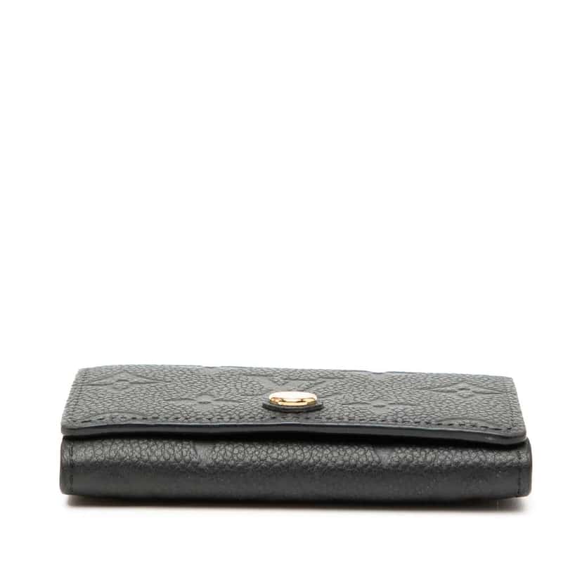 Louis Vuitton Monogram Empreinte Business Card Holder Black Leather Very good condition - Inside View