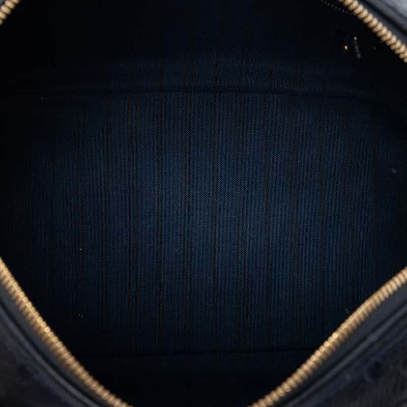 Louis Vuitton Monogram Empreinte Speedy Bandouliere 25 Blue Leather Very good condition - Model View