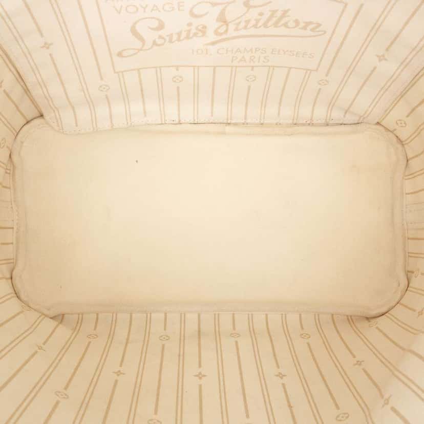 Louis Vuitton Damier Azur Neverfull MM White Very good condition - Model View