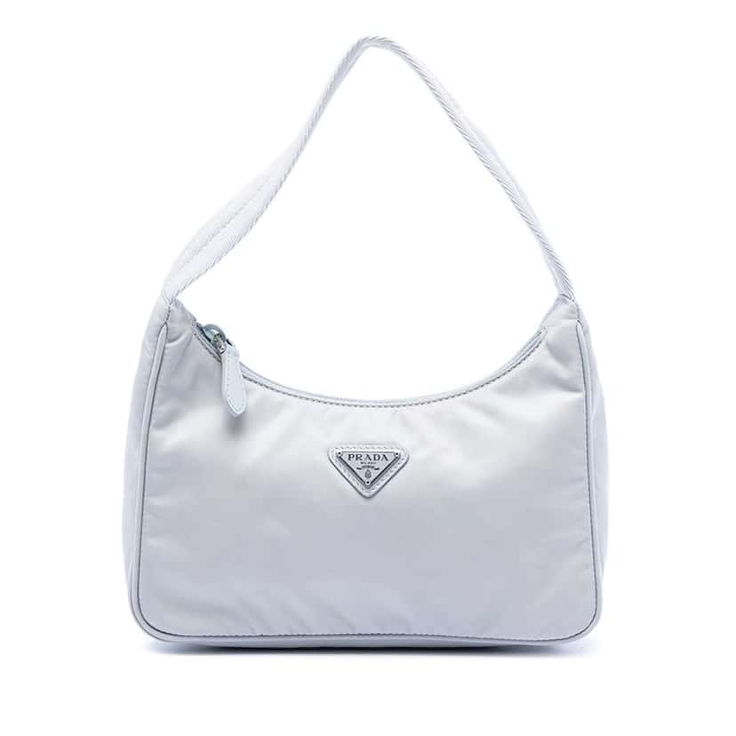 Prada Mini Tessuto Re Edition 2000 Shoulder Bag Blue Very good condition - Front View