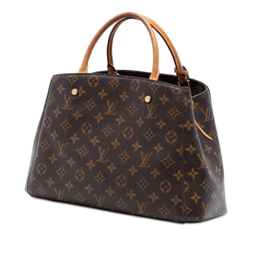 Louis Vuitton Monogram Montaigne MM Brown Very good condition - Back View
