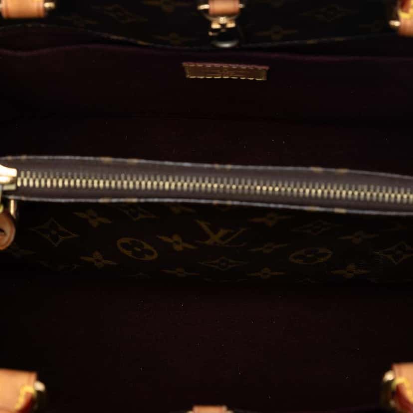 Louis Vuitton Monogram Montaigne MM Brown Very good condition - Model View