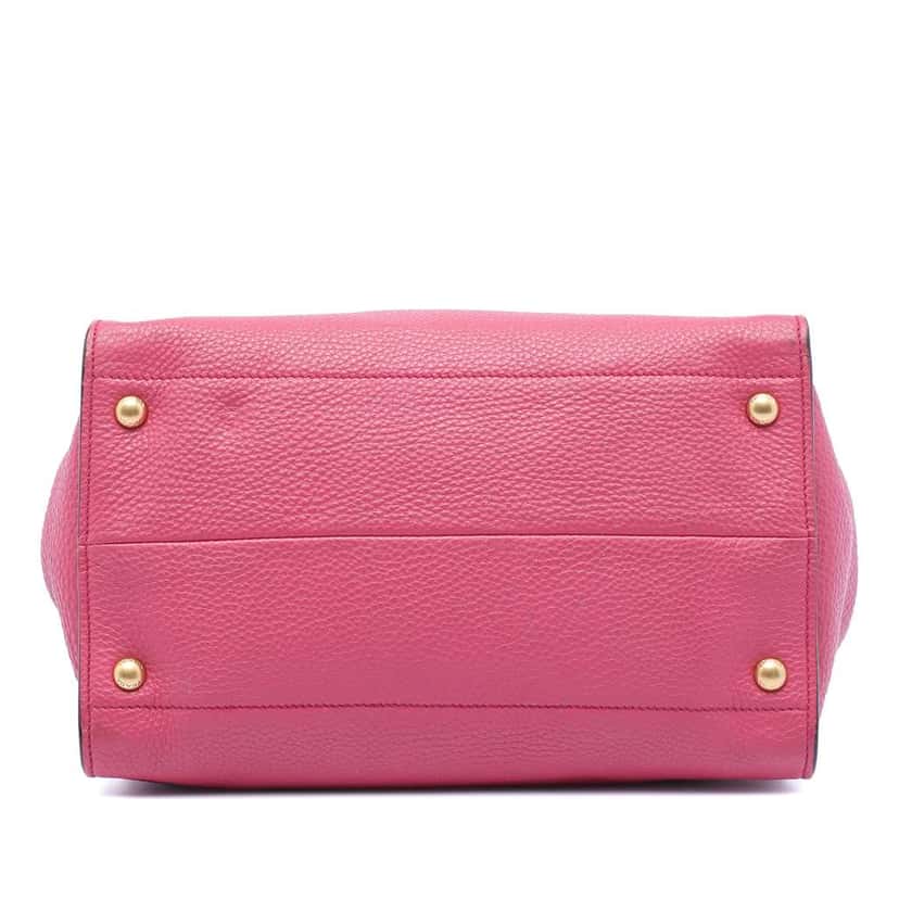 Prada Vitello Daino Open Convertible Tote Pink Leather Very good condition - Inside View