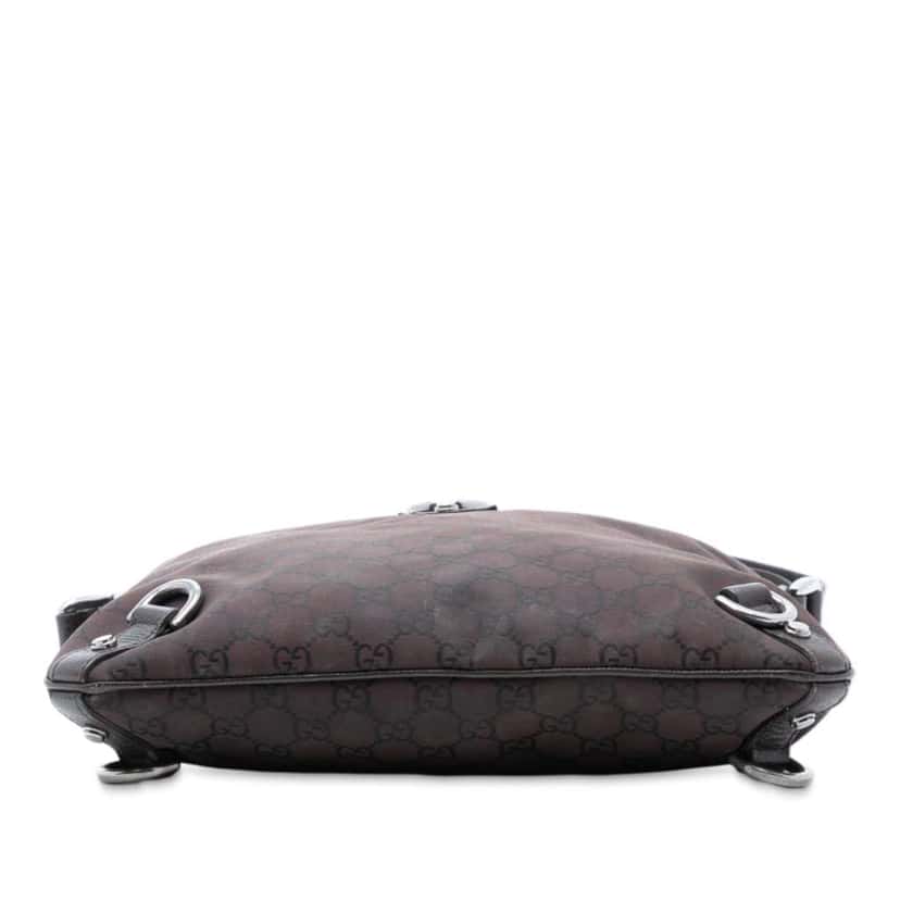 Gucci GG Nylon Abbey D Ring Crossbody Brown Very good condition - Inside View