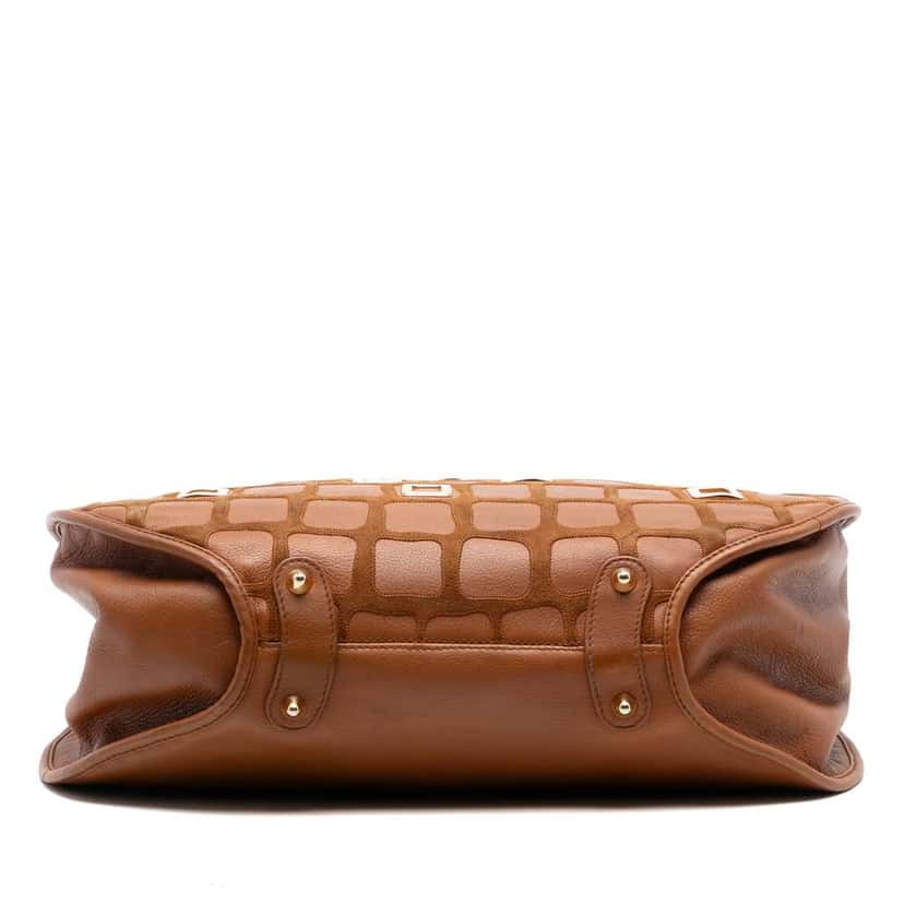 Dior Medium Embellished Leather 61 Hobo Brown Leather Very good condition - Inside View