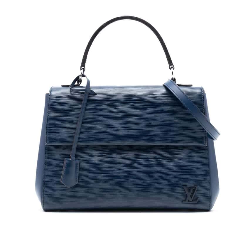 Louis Vuitton Epi Cluny MM Blue Leather Very good condition - Front View