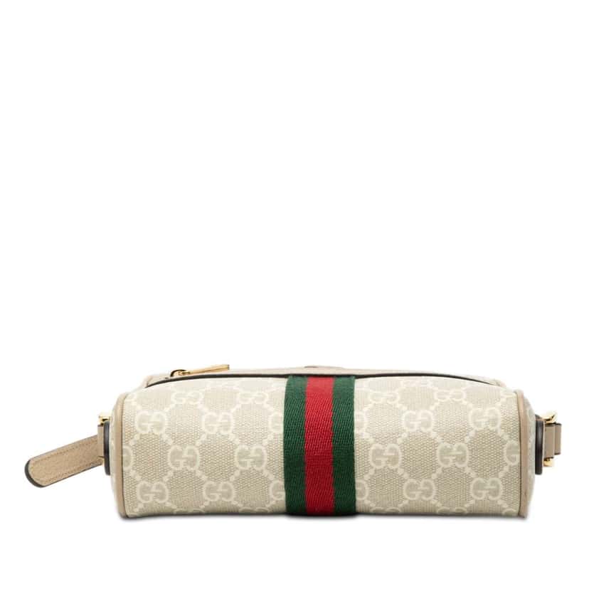 Gucci Mini GG Supreme Ophidia Crossbody Brown Canvas Very good condition - Inside View