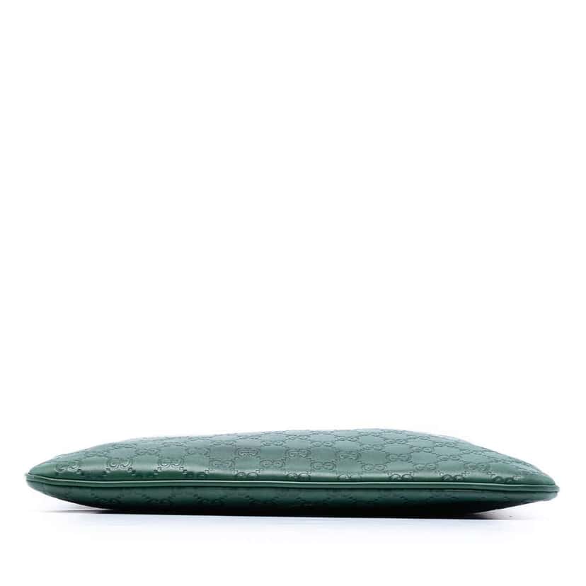 Gucci Guccissima Tote Green Leather Very good condition - Inside View