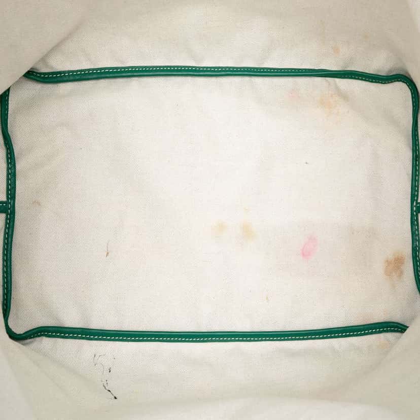 Goyard Goyardine Saint Louis GM Green Canvas Very good condition - Model View