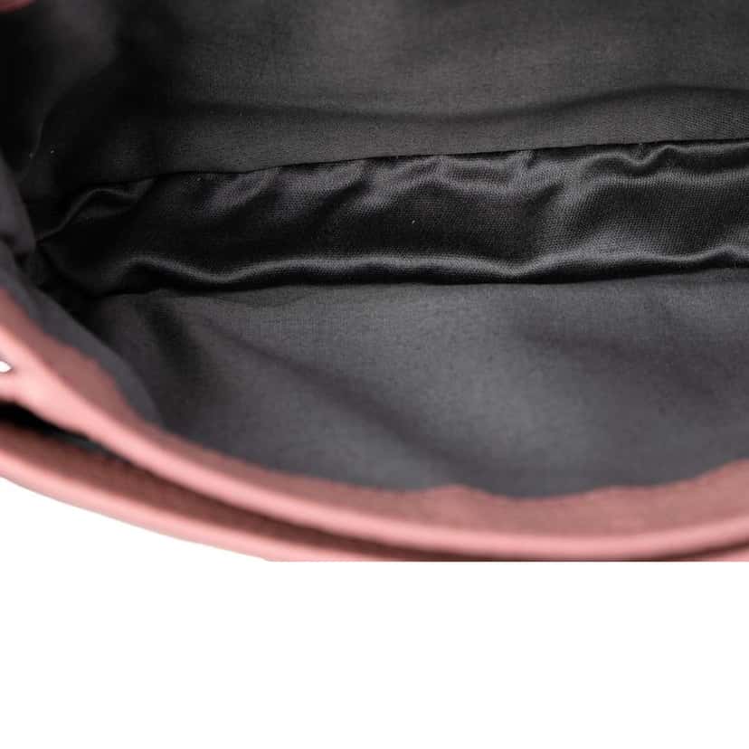 Miu Miu Studded Goatskin Madras Crystal Crossbody Pink Leather Very good condition - Model View