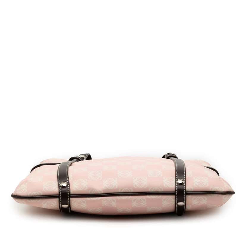 Loewe Anagram Coated Canvas Tote Pink Canvas Very good condition - Inside View