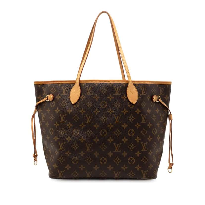 Louis Vuitton Monogram Neverfull MM Brown Very good condition - Front View