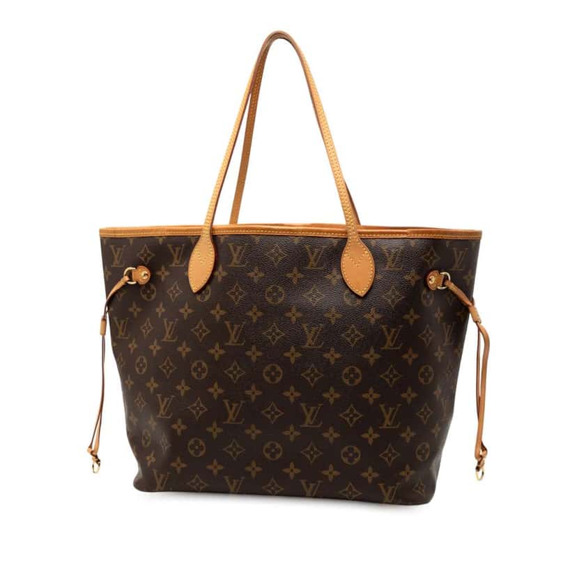 Louis Vuitton Monogram Neverfull MM Brown Very good condition - Back View