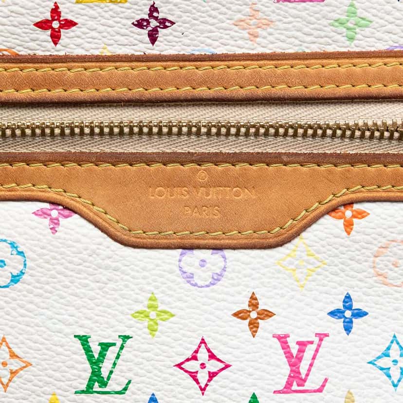 Louis Vuitton Monogram Multicolore Pochette Plate GM White Very good condition - Box View