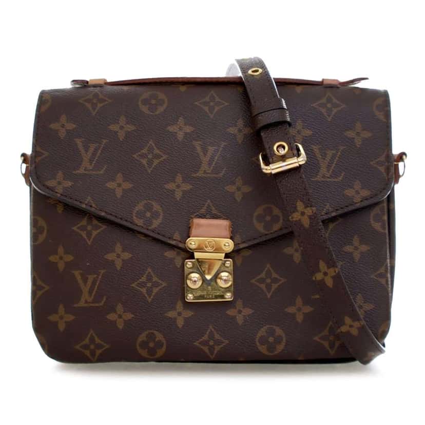 Louis Vuitton Monogram Pochette Metis Brown Very good condition - Front View