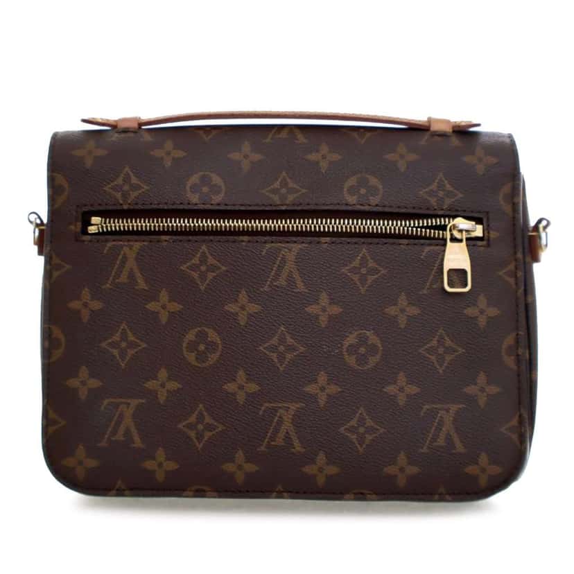 Louis Vuitton Monogram Pochette Metis Brown Very good condition - Back View