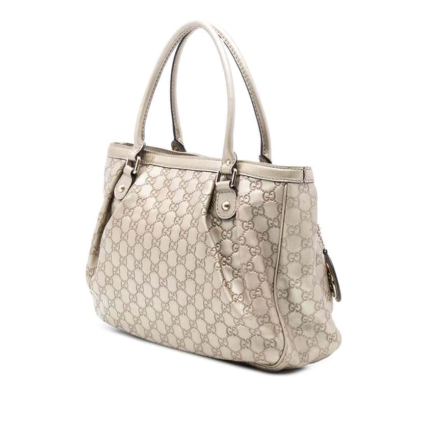 Gucci Guccissima Sukey Tote Gold Leather Very good condition - Back View