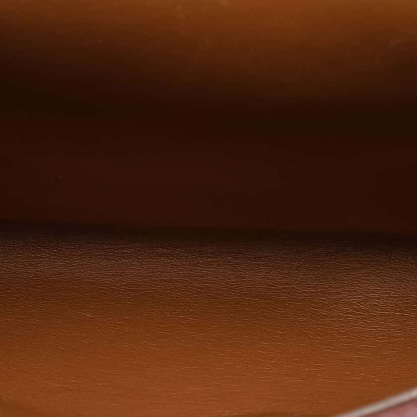 Prada Soft Calf Double Turnlock Crossbody Orange Leather Very good condition - Box View