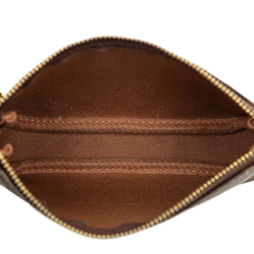 Louis Vuitton Monogram Mini Pochette Accessoires Brown Very good condition - Model View
