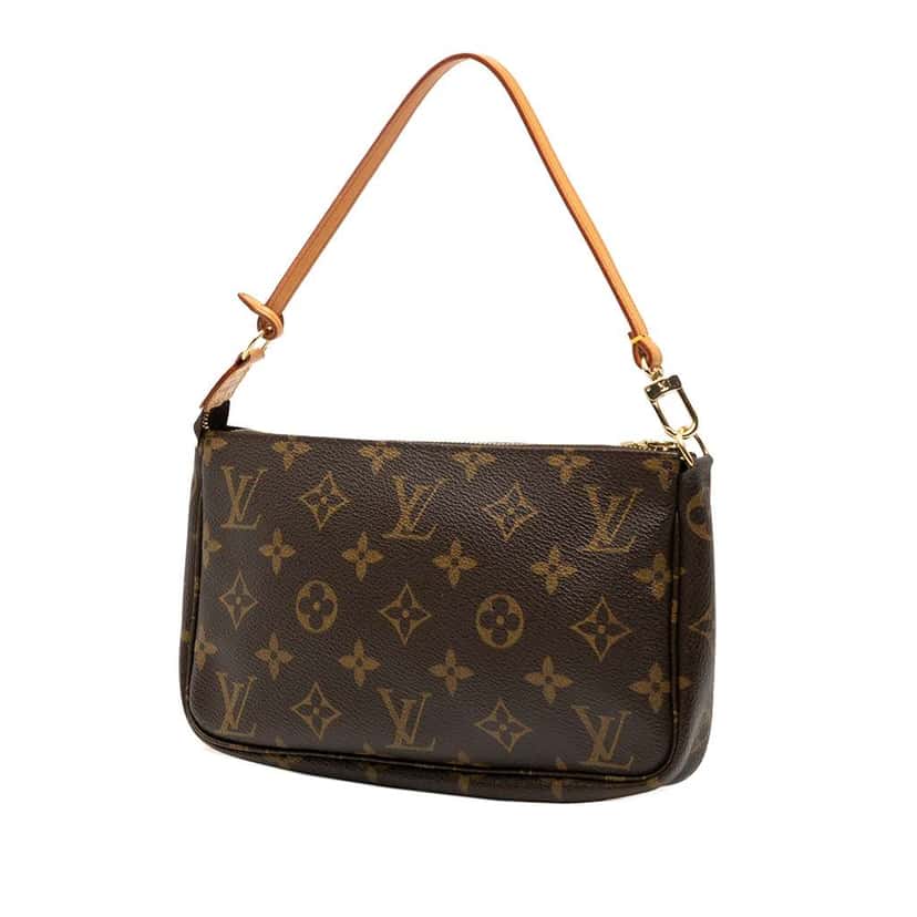 Louis Vuitton Monogram Pochette Accessoires Brown Very good condition - Back View