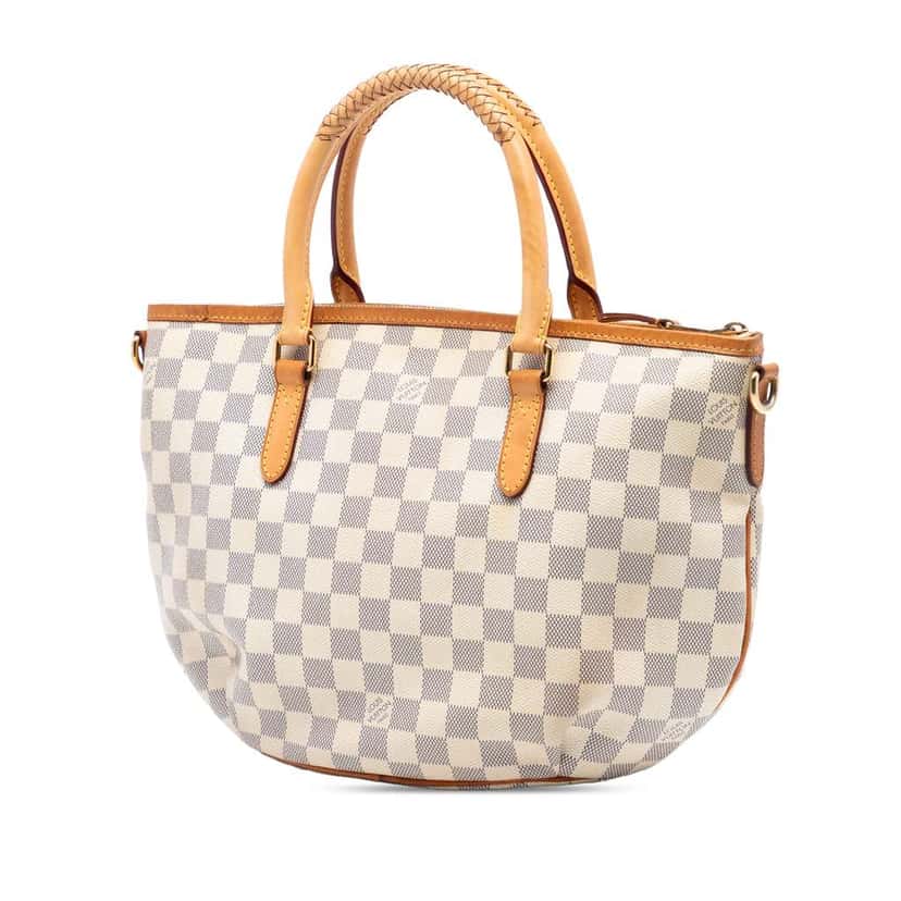 Louis Vuitton Damier Azur Riviera PM White Very good condition - Back View