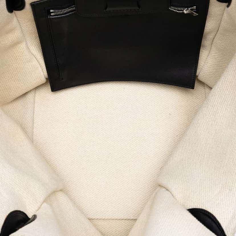 Celine Medium Canvas Big Satchel White Canvas Very good condition - Model View