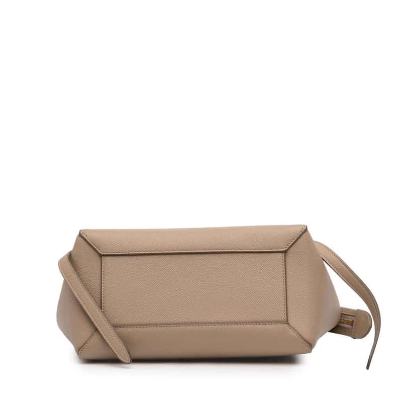 Celine Micro Grained Calfskin Belt Bag Brown Leather Very good condition - Inside View