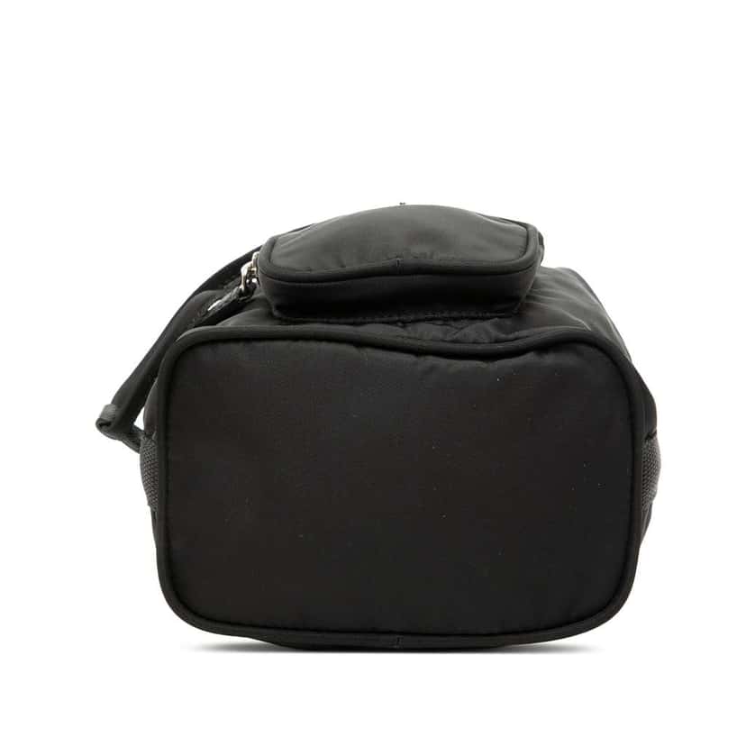 Prada Mini Tessuto Drawstring Bucket Bag Black Very good condition - Inside View